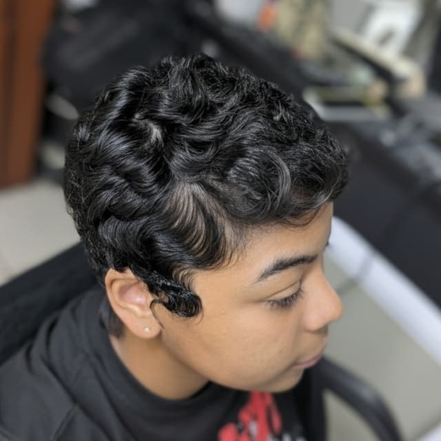 Pixie Cut Crown Holders at The Beauty Agenda in Rockingham, NC